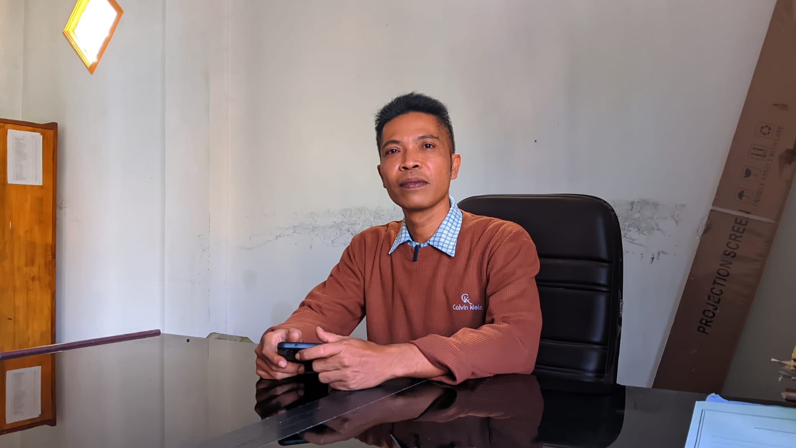 Pejabat Sementara Kepala Desa Rarang, Lalu Juanidi Isnain.